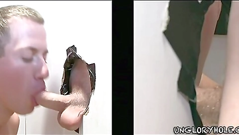 Mas janitor and ready for a blowjob