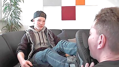 Sexy young chick masturbates with dildo