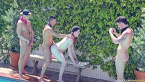 Teeny fucked and cum on a face